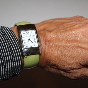 OSIROCK LADIES BRACELET WATCH GREEN SILVER